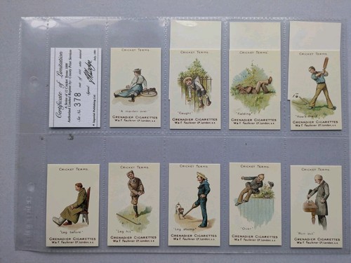 Cigarette cards faulkner - cigarette,