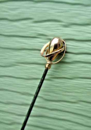 Charles horner hatpin gold - horner,
