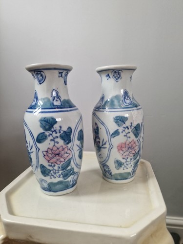 Pair oriental style ceramic - oriental,