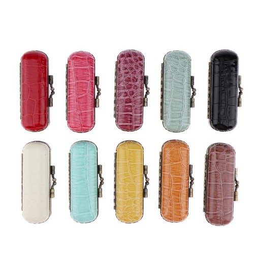 Cracked stone leather - , lipstick