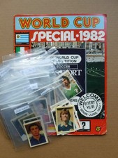 1982 FKS WORLD CUP SPECIAL Album with Stickers / Almost Complete - READ