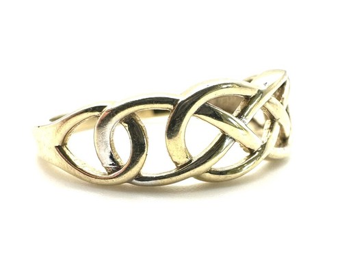 9ct gold celtic ring yellow - 9ct,