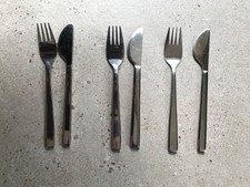 Cathay Pacific vintage cutlery x 3 sets.