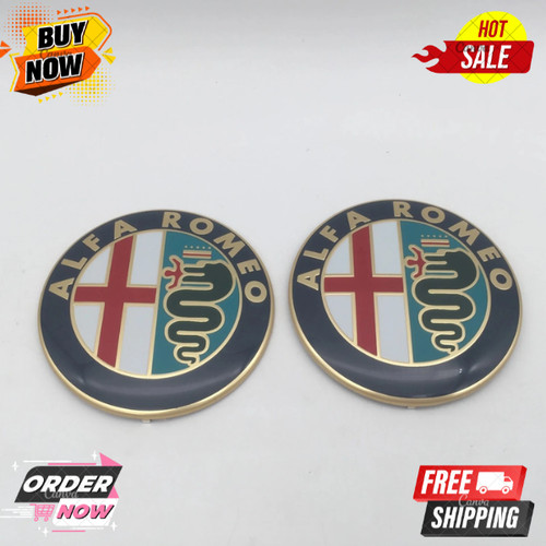 2pcs 74mm alfa romeo front - 2pcs,