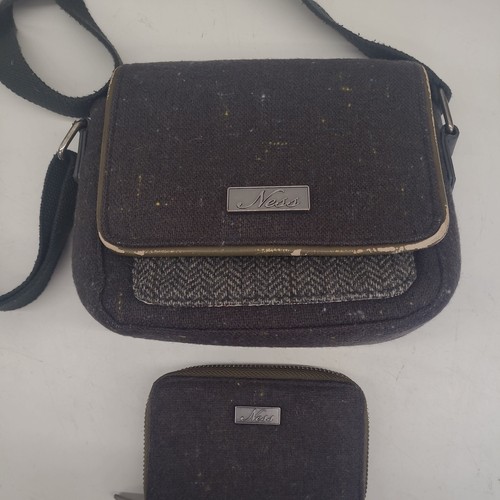 Charcoal tartan bag and - charcoal,