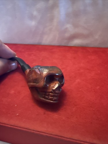 Vintage wooden smoking pipe - wooden,