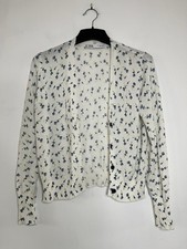Zara Cream & Blue Floral Print