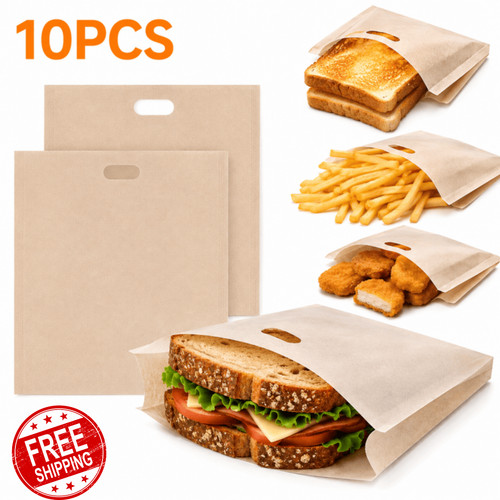 10pcs reusable toaster - toaster, bag