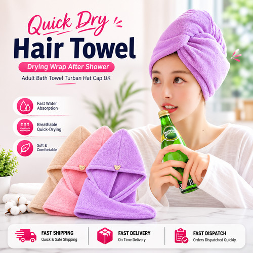 Quick dry hair towel - dry,