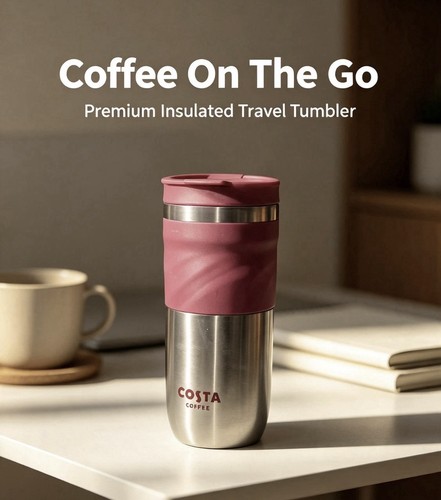 Costa coffee travel cup 12oz - costa,