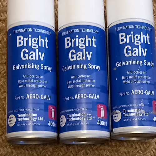 Bright galvanising spray - galvanising,