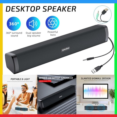 Powerful wired soundbar - powerful, 3d