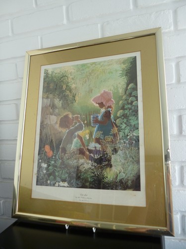 Framed print cold milk anne - print,