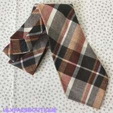 Vintage 1970s does 1940s plaid swing tie autumn style
