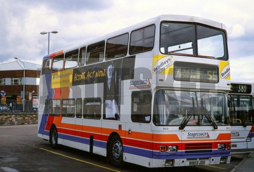 35mm slide stagecoach - stagecoach, volvo