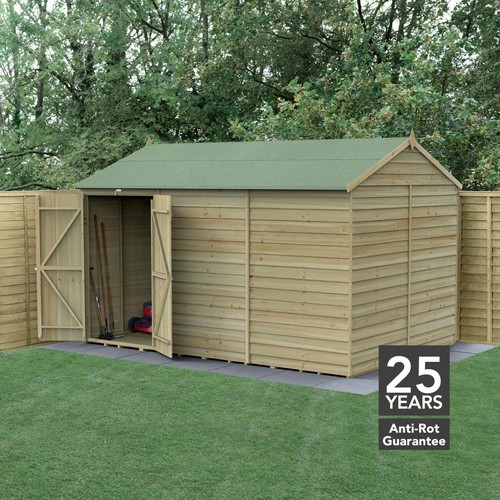 Forest 4life 12x8 shed reverse - shed,