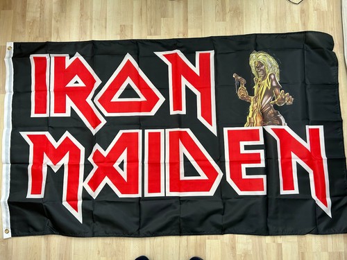 Massive iron maiden - maiden, flag