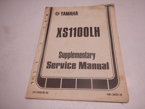 1981 yamaha supplementary - yamaha,