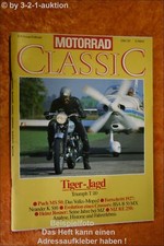 Motorcycle Classic 1/91 Triumph T 110 BSA MZ Puch MS 50