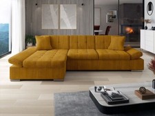 Corner Sofa Bed MALWI CORDUROY