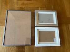 Ikea Photo Frames Three Ribba White Silver 6x4 Reslig 