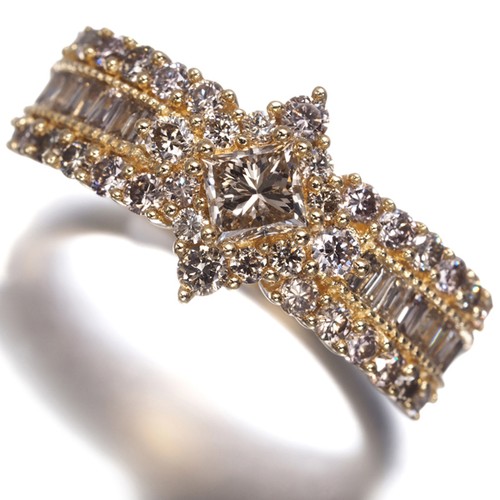 Brown diamond 10ct - brown, 1.10ct