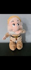 Disney Snow White Sneezy The Dwarf  Soft Plush Teddy Toy