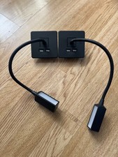 2xScrewless 2W LED Touch Dimming Control Reading Light/Dual USB Charger IP20