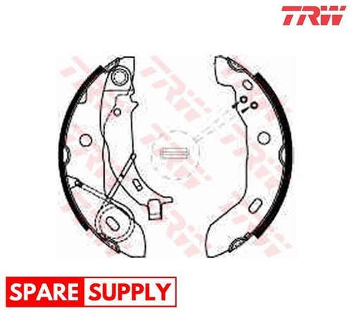 Brake shoe set - brake,