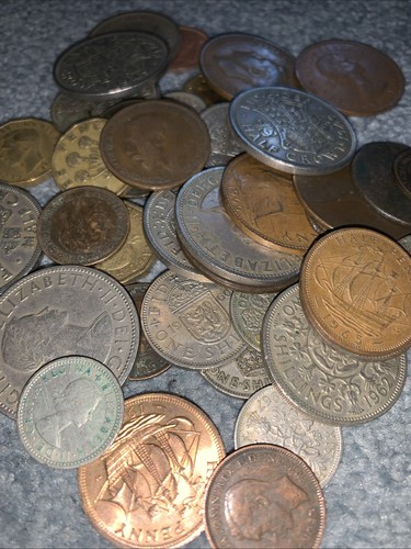 Pre decimal british coins - pre,