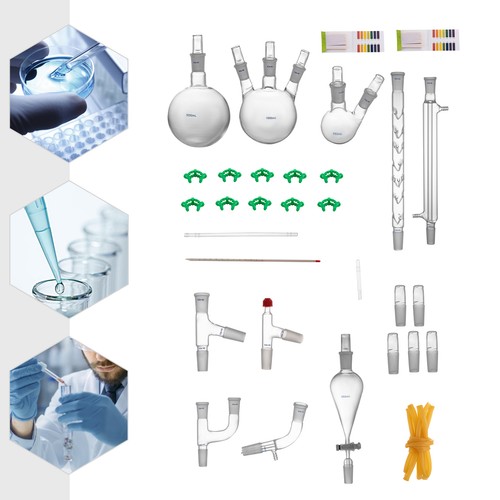 Laboratory glassware kit - laboratory,