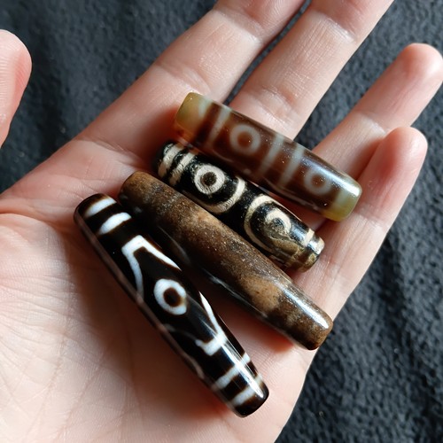 Tibetan agate pre 1800s dzi - tibetan,