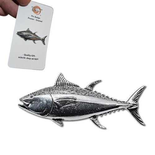 Tuna fish pin badge - tuna,