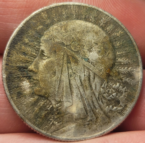 1933 poland silver zlotych - 1933, 5