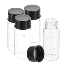 4pcs 10ml Small Clear Glass