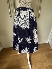 Boden Lola Skirt Polkadot Blue