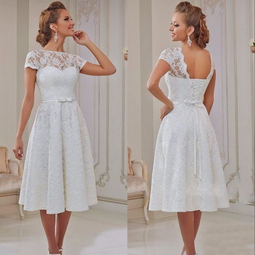 British short wedding - short, dresses
