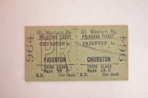 Railway ticket gwr - ticket,