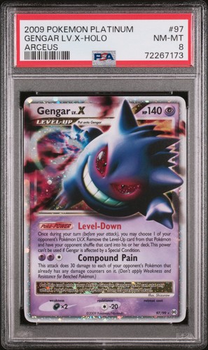 Psa gengar holo 97 - gengar, lv.x