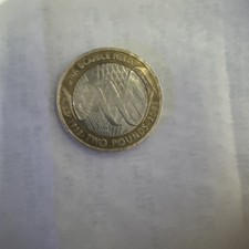 DNA double helix 2 pound coin