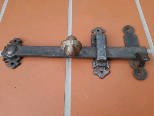 Large antique iron brass - antique,
