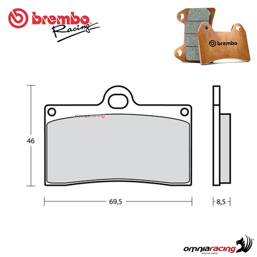 Brembo z03 brake pads yamaha - brembo,