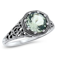 GENUINE GREEN AMETHYST 925