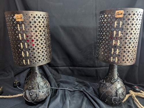 Handmade steampunk lamps - handmade,