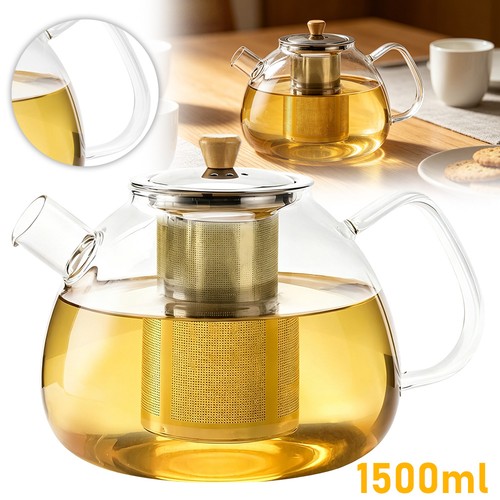 Glass teapot borosilicate - glass,