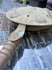 Vintage copper bed warmer - copper,