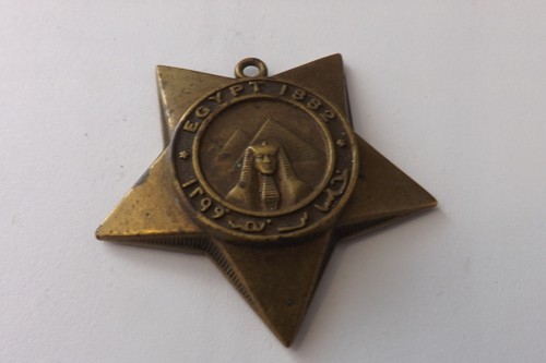Victorian khedive star medal - victorian,