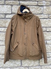 Timberland Men's Windbreaker Jacket Tan Mustard, Waterproof, Dry-vent Size XL