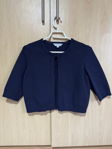 Bennett navy blue cropped - l.k.,