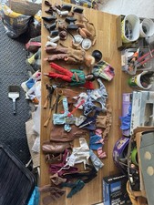 Vintage Marx Ready Gang Figures And Lots Of Clothes And Accessories